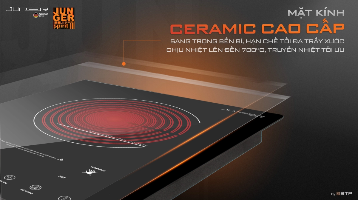 [Tổng hợp] Thông số kỹ thuật của bếp hồng ngoại đơn