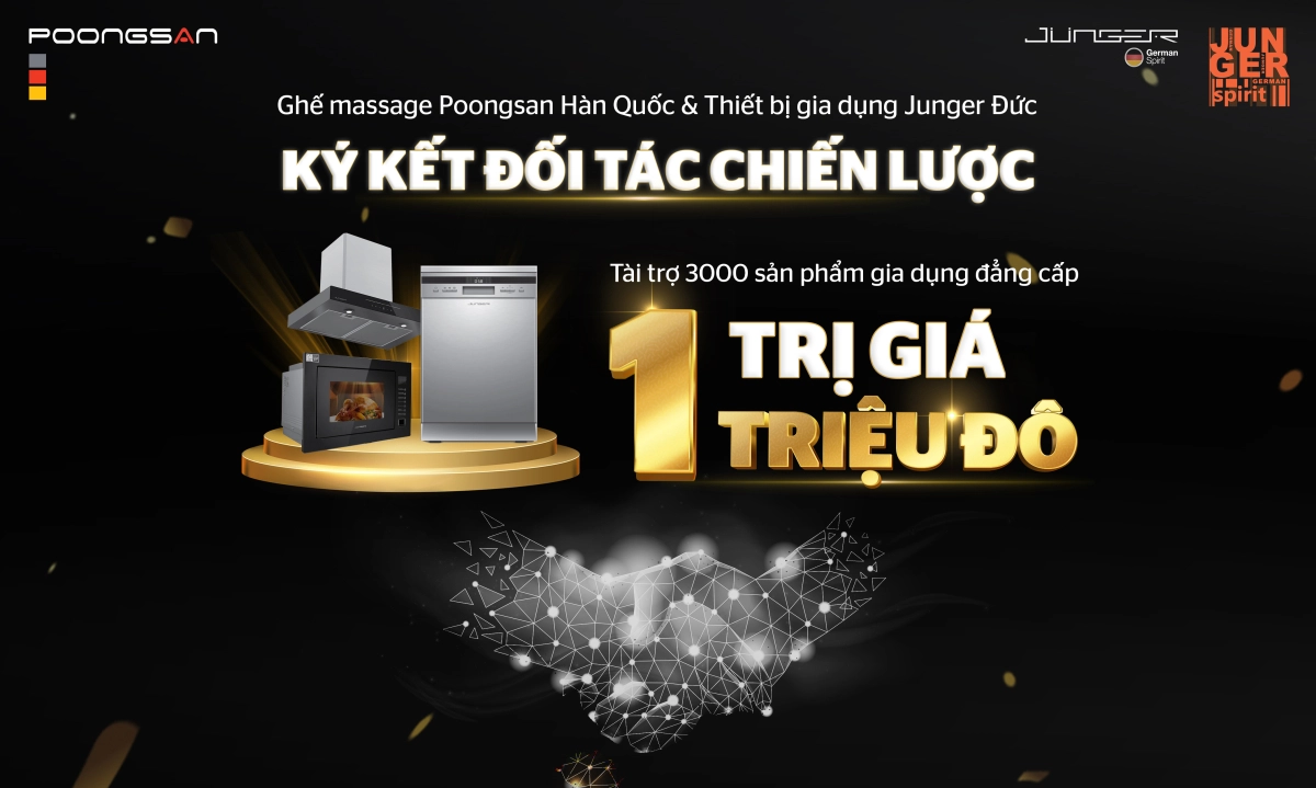 Junger & Poongsan Chính Thức Trở Thành Đối Tác, Nâng Tầm Cuộc Sống Việt