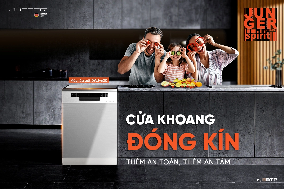 MÁY RỬA BÁT tự động hé cửa - TÍNH NĂNG tiện lợi hay bất cập