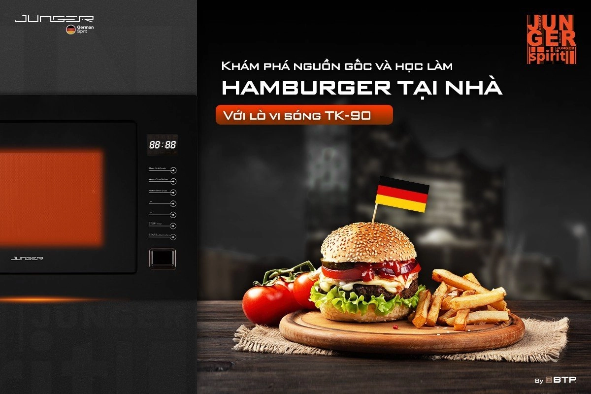 Khám phá nguồn gốc Hamburger và học cách làm tại nhà