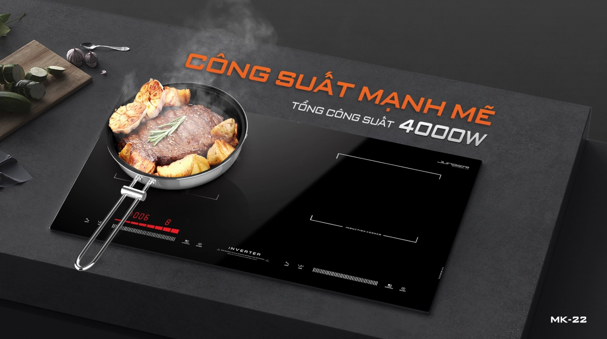 Công suất bếp điện từ đôi bao nhiêu W? Bí quyết chọn