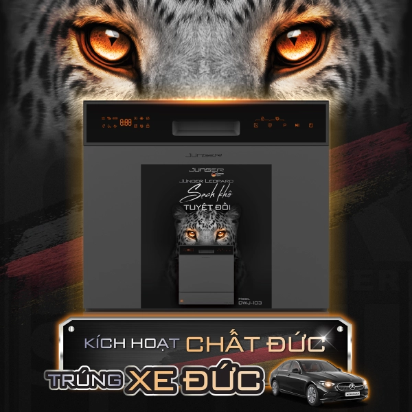 Máy rửa bát Junger Leopard DWJ-103