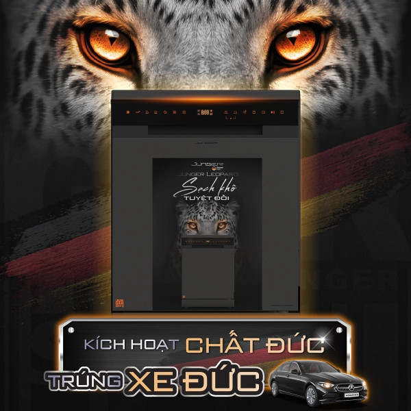 Máy rửa bát Junger Leopard DWJ-183-VG