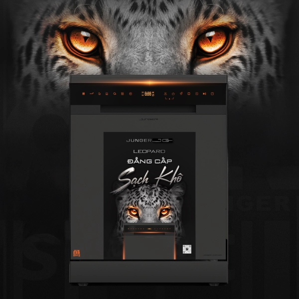 Máy rửa bát Junger JG Leopard DWJ-183-VG