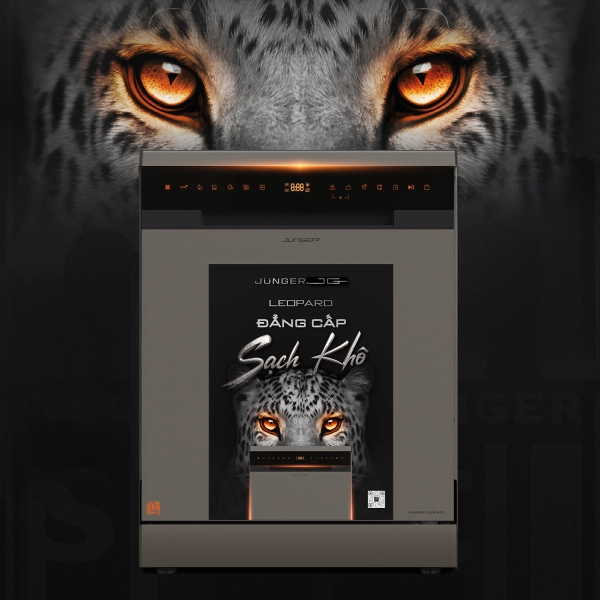 Máy rửa bát Junger JG Leopard DWJ-163-MS