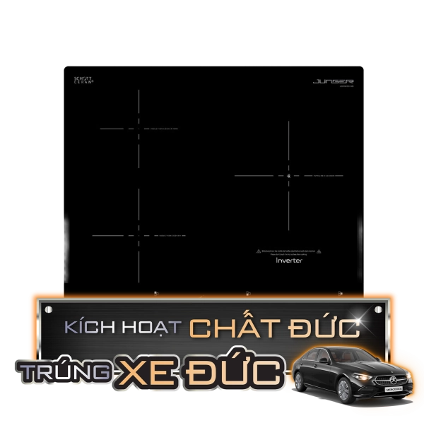 Bếp từ hồng ngoại 3 vùng nấu Junger JG CEJ-300-IIF