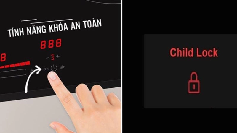 Khóa an toàn trẻ em (Child Lock) trên bếp là gì? Lợi ích - Cách dùng